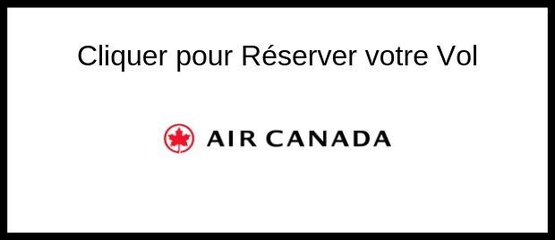 Réserver votre vol Air Canada